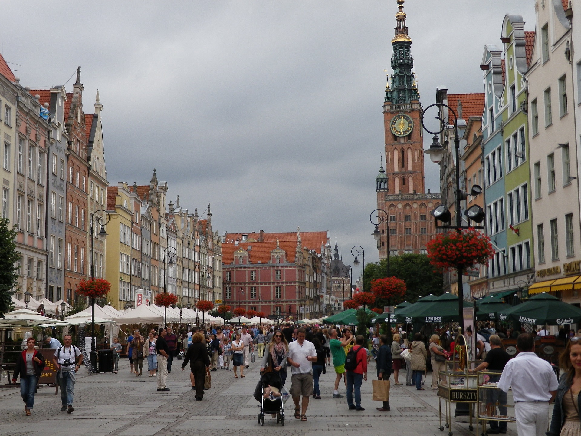 Gdańsk ferry terminal and harbour