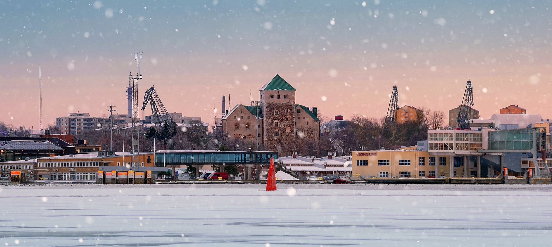 Turku ferry terminal and harbour