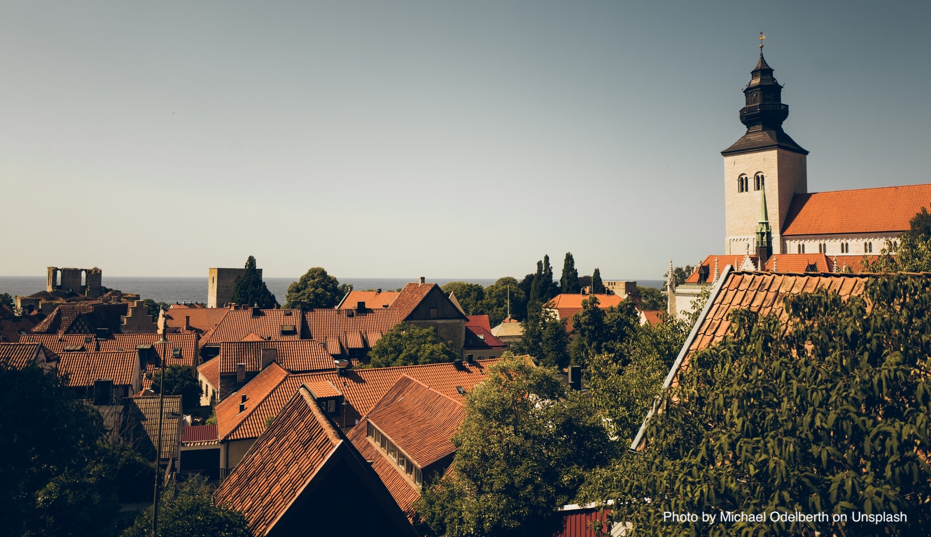 Visby ferry terminal and harbour